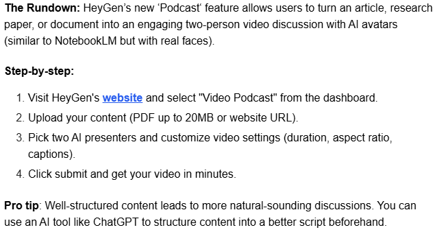 turn your articles into video podcasts
